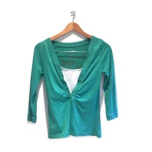 Propaganda top in a soft green (Cami NOT included)